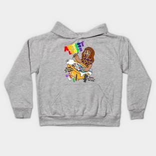 Artist Loops: Traditional Artist Kids Hoodie